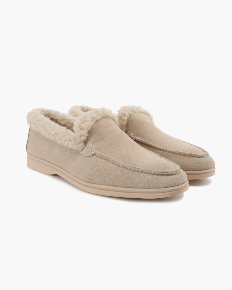 Fur-Lined Premium Loafers - Old Money