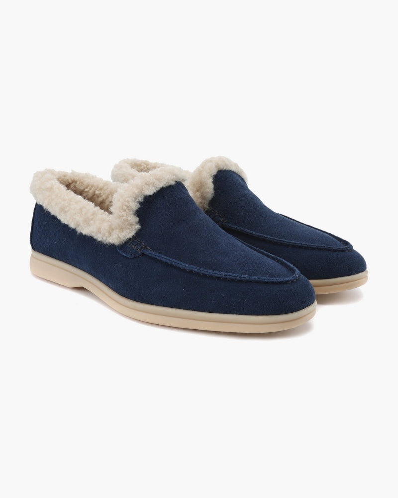 Fur-Lined Premium Loafers - Old Money