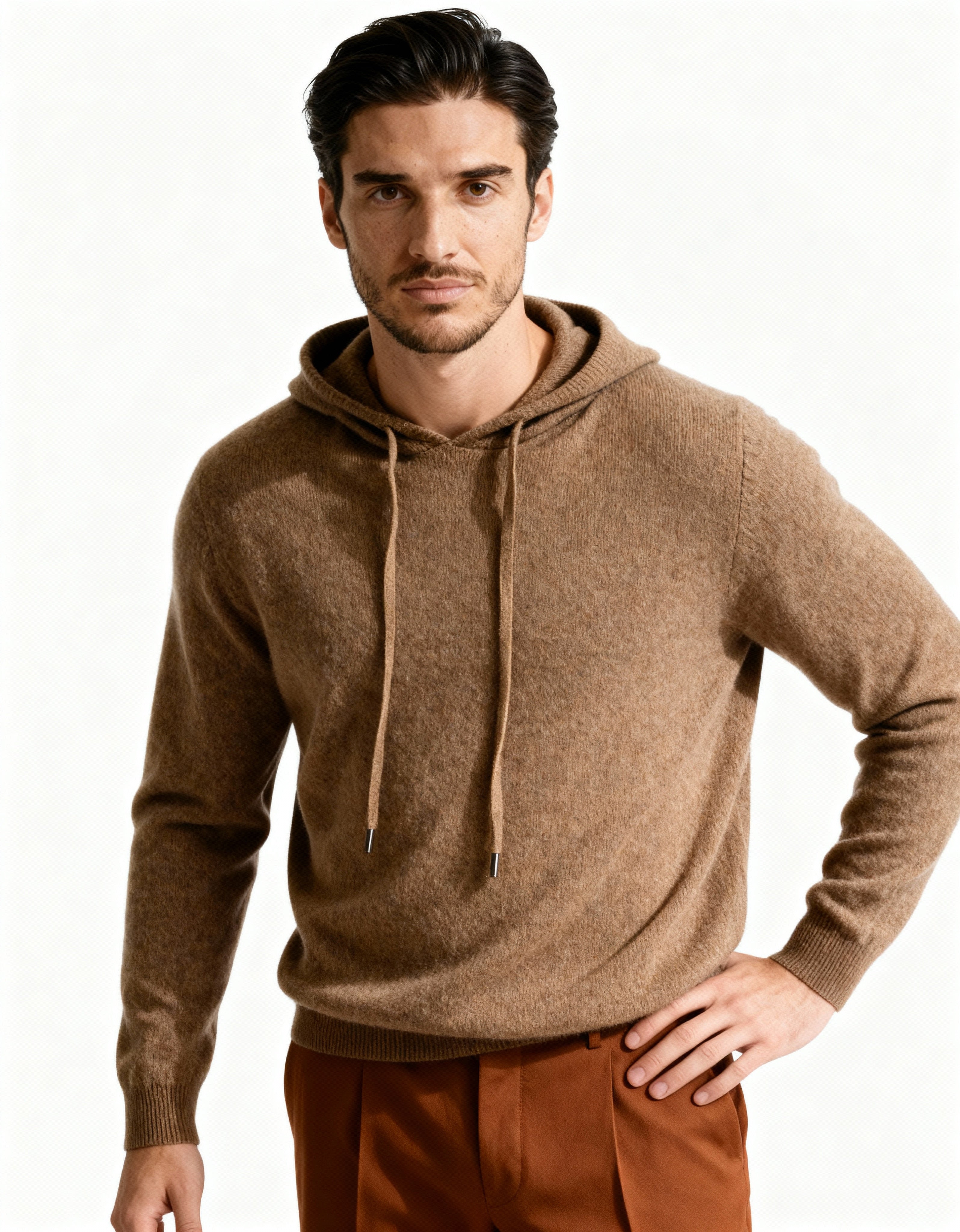 100% Cashmere Hoodie - Old Money