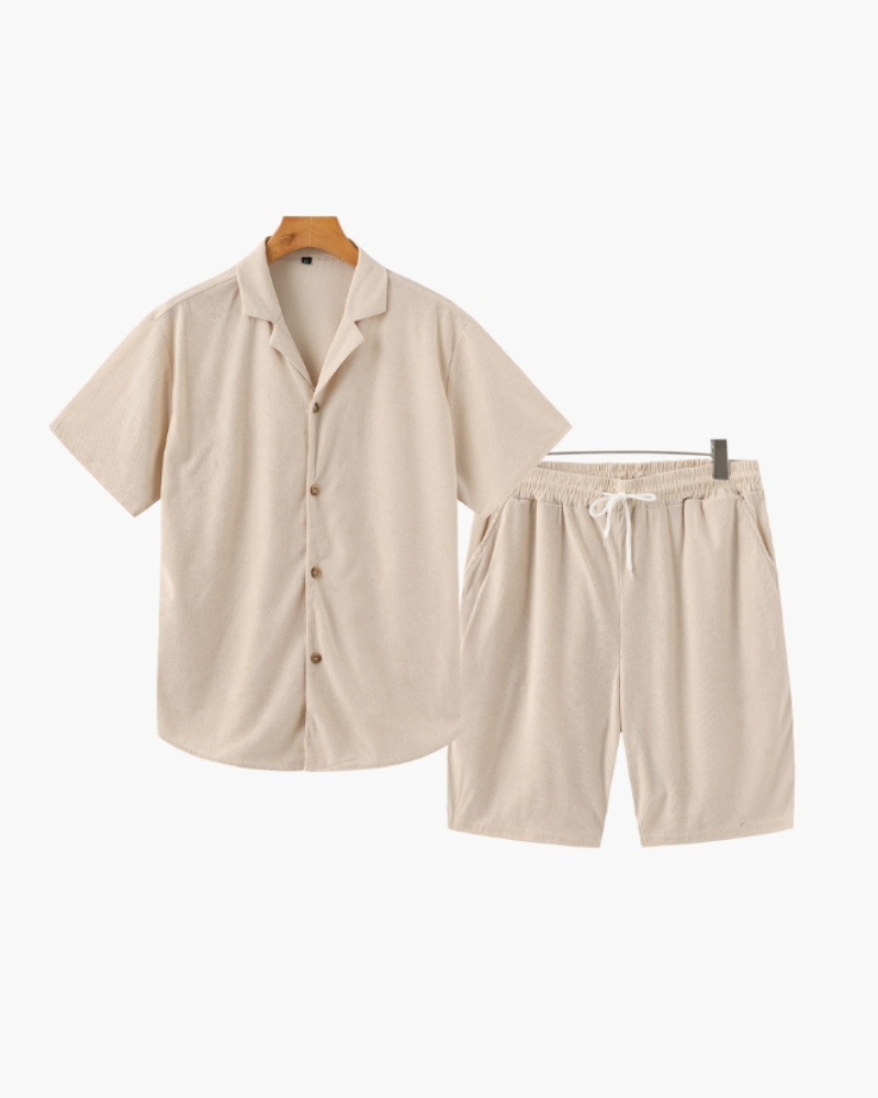The Riviera Velvet Cord Set - Old Money