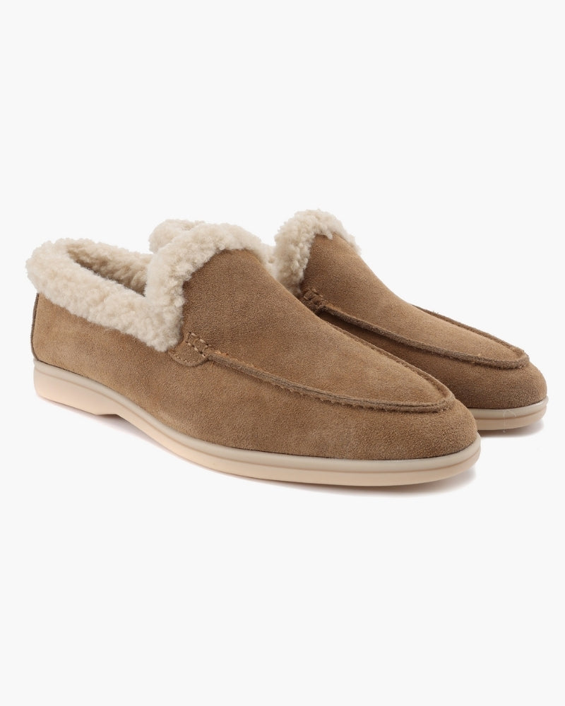 Fur-Lined Premium Loafers - Old Money